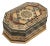 1990s Marquetry Wood Inlay Middle Eastern Box For Sale