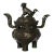 Antique Bronze Chinese Foo Dog Incense Burner For Sale