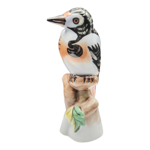 Herend Hungary Porcelain Hand Painted Woodpecker Bird Figurine 1946