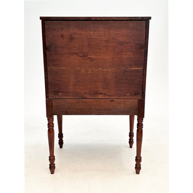 19th C American Cherry Plantation Desk Country Secretary Fall Front For Sale - Image 14 of 17