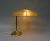Plastic Brass Table Lamp with Cocoon Shade & Trumpet Base, Austria, 1960s For Sale - Image 7 of 18
