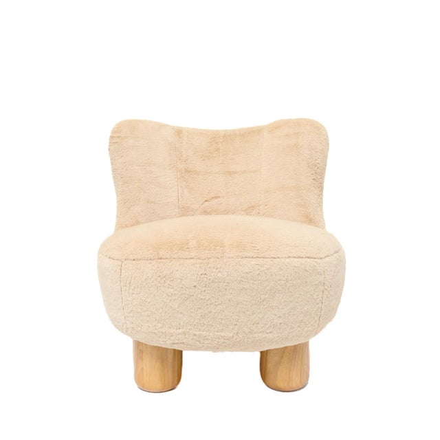 Occasional Plush Lounge Chair For Sale - Image 10 of 11