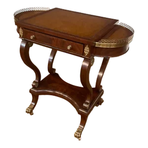 Leighton Hall Traditional Mahogany Game Table/Occasional Table - Showroom Sample