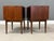 American of Martinsville 1960s Refinished American of Martinsville Walnut and Aluminum Nightstands - A Pair For Sale - Image 4 of 11