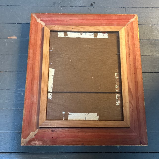 1950’s Abstract Expressionist Mid Century Mother and Child Portrait Painting For Sale - Image 4 of 4