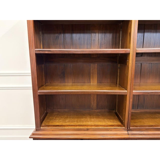 English Semi Open Bookcase For Sale - Image 10 of 14