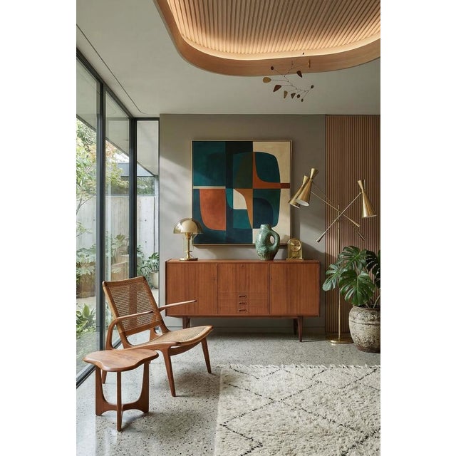 Mid-Century Scandinavian Modern Teak Sideboard with Drawers, 1960s For Sale - Image 15 of 18