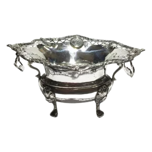Dutch Silver Candy Bowl from Hartman, Amsterdam, 1783