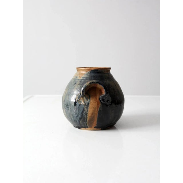 Ceramic Vintage Studio Pottery Vase For Sale - Image 7 of 13