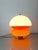 Space Age White and Orange Lamp For Sale - Image 9 of 18
