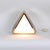 Chrome Vintage Mid-Century Modern Triangular Chrome and Glass Table Lamp For Sale - Image 8 of 11