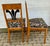 Pair of Antique Inlaid Biedermeier Side Chairs For Sale - Image 4 of 12