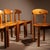 Dining Chairs in Pinewood, Italy, 1980s, Set of 6 For Sale - Image 3 of 13