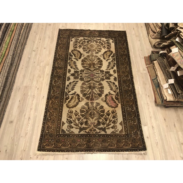 Turkish Handmade Vintage Rug- 3′5″ × 5′10″ For Sale - Image 11 of 11