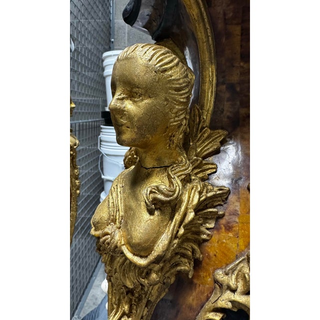 Italian Marble Faux Tortoise Monumental Pedestals - a Pair For Sale - Image 11 of 12