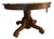 Early 20th C. Round Tiger Oak Pedestal Dining Table For Sale