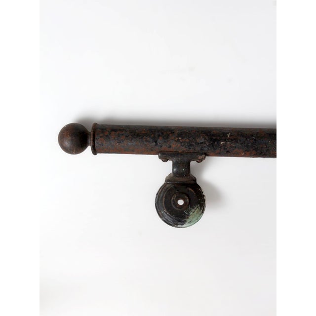 American Antique Early 20th Century Iron Architectural Handrails For Sale - Image 3 of 18
