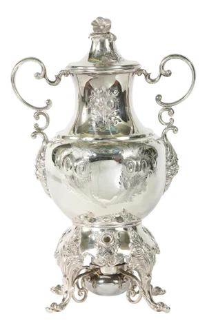 Early 20th Century English Silver Plated Samovar