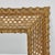 Spanish Vintage Spanish Colonial Giltwood Square Mirror W/Fish Scale Mirror Insets For Sale - Image 3 of 8