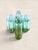 A charming collection of nine antique English aqua glass cod neck bottles from Bristol, dating to circa 1900. Each bottle...