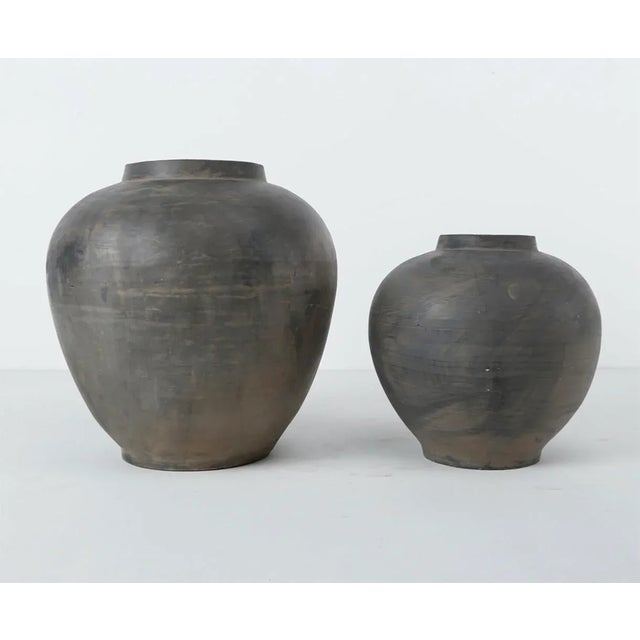 Modern Noemi Black Earth Pottery For Sale - Image 3 of 6