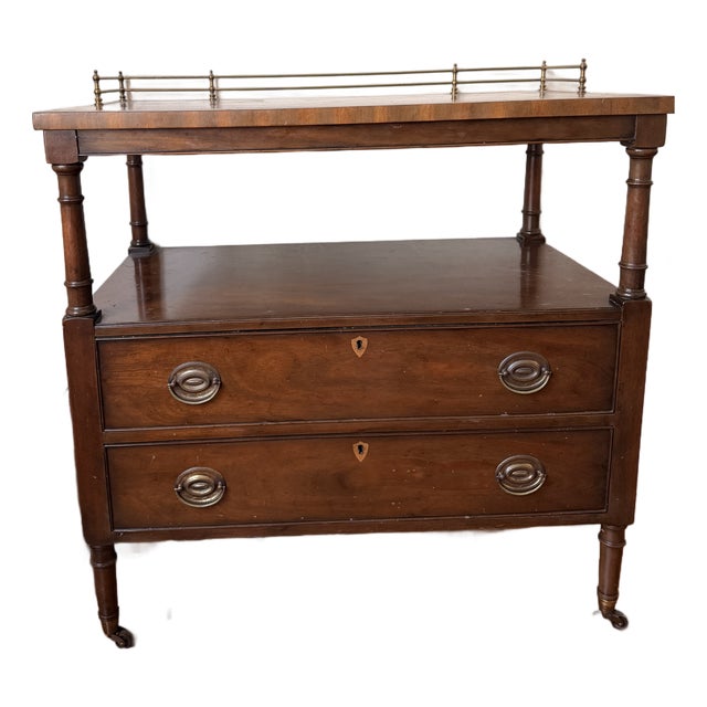 Antique Empire-Style Washstand / Server For Sale