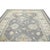 Modern Turkish Oushak Rug in Gray and Ivory Floral Design 9'2" X 12'1" For Sale In Houston - Image 6 of 7