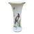 Antique Meissen Hand Painted Bird & Butterfly Porcelain Trumpet Vase 9.5" For Sale