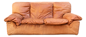 Bonheur Leather Sofa from Brunati, 1970s