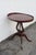Traditional 1940s Mahogany Oval Harp Design Claw Feet Side End Table For Sale - Image 3 of 14