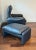 2010s Cassina Vico Magistretti Maralunga Black Leather Chair and Ottoman - a Pair For Sale In Detroit - Image 6 of 8