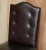 Buttoned Occasional Desk Chair in Brown Leather from George Smith For Sale - Image 3 of 15