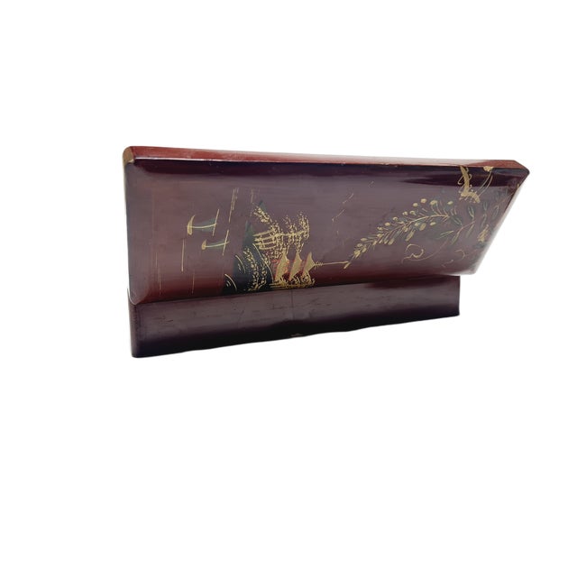 Japanese Lacquerware Box, 1950s For Sale - Image 10 of 12