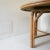 Wood 1950s Vintage Bamboo Round Dining Table For Sale - Image 7 of 12