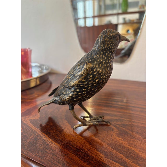Viennese Bronze Animal Figure Bird Star from F. X. Bergmann For Sale - Image 4 of 8