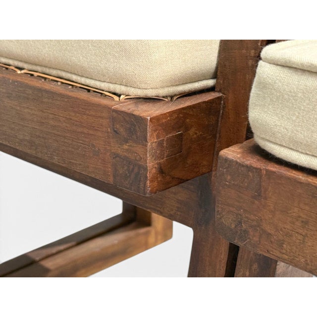 Pierre Jeanneret, Six Dining Chairs, Teak, Cane, Chandigarh, India, 1960s For Sale - Image 13 of 16