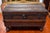 English Antique 1920’s Crocodile Leather Steamer Trunk Coffee Table For Sale - Image 3 of 8