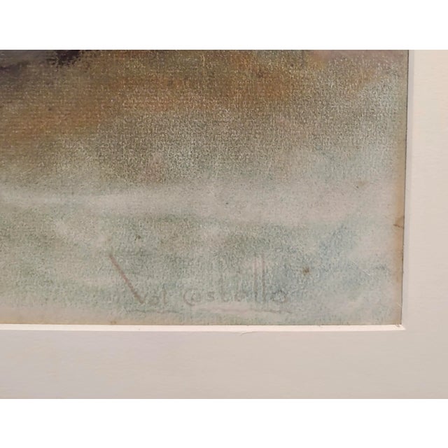 Art Deco Val Costello -Art Deco Woman in Swimming Suit -Painting For Sale - Image 3 of 6