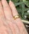 Cartier 18k Yellow Gold Diamond Sapphire Gypsy Ring, France For Sale - Image 13 of 14