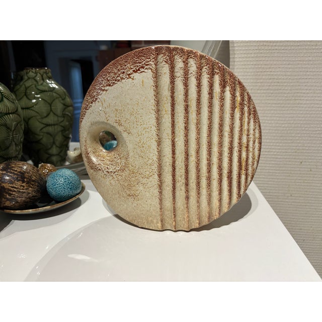 1960s Sculptural Ceramic Vase by Roberto Rigon for Bertoncello, Italy, 1960s For Sale - Image 5 of 11