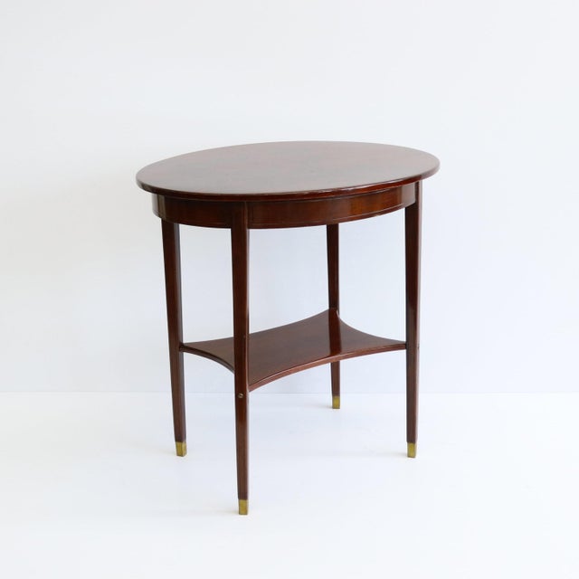 Oval Two-Tier Table, Austria, Circa 1905 For Sale - Image 9 of 18