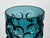 Mid-Century Modern Space Age Blue Bubble Glass Vase by Wilhelm Braun-Feldweg for Hirschberg, Germany, 1960s For Sale - Image 12 of 16
