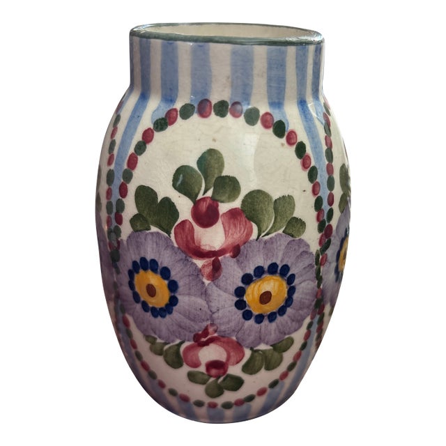 Annabel Art Nouveau Ceramic Vase Circa 1900-1910 For Sale