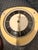 This charming Mauthe wall clock is a wonderful example of 1950s West German ceramic craftsmanship. The creamy pastel...