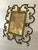 Jay Strongwater ornate enamelled brass scroll picture frame set with glass gemstones. Beautiful on both sides, the brass...