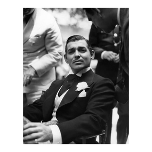 'Clark Gable' Unframed Archival Pigment Print