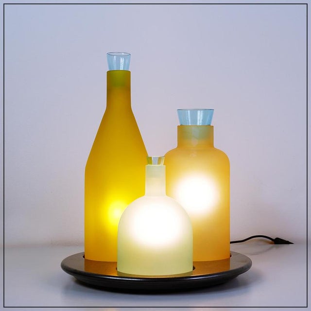 Italian Bacco 1-2-3 Murano Glass Table Lamp by Gido Rasati for Itre, 1980s For Sale - Image 13 of 13