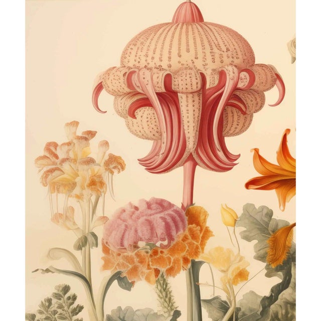 Set of 4 - 20' X 13.9' Framed Botanical Prints 'Hortus Floridus' Style Flowers #7 For Sale - Image 9 of 9