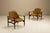 Tiki Armchairs in Ochre Fabric from Busnelli, Italy, 1960s, Set of 2 For Sale - Image 14 of 14