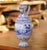 19th Century French Blue and White Faience Ewer With Courting Scene For Sale - Image 9 of 11